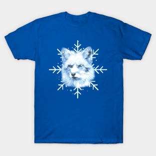 Winter Fox in Winter Solstice T-Shirt